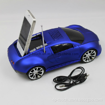 Portable Digital Car Shape Speaker for iPhone4s Dock (BOC201)
